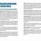 Gebrauchsanweisung für dieses Buch, inklusive Erklärungen zu Schwierigkeitsgraden, Routendetails und Tipps.