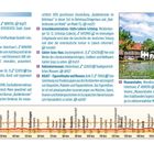 Lübeck 0451. Tourist-Information, CitySchifffahrt, Europäisches Hansemuseum, Museumsquartier St. Annen, Buddenbrookhaus. Rechts oben Bild mit Fluss, Bäumen und Gebäuden.