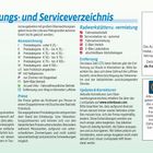 Übernachtungs- und Serviceverzeichnis mit Kategorien, Kennzeichnung, Preisen, Radwerkstätten, Entfernungsangaben, Updates.