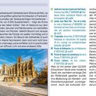 "Highlight", "Cathédrale de Metz", "Jardin des Cinq Sens", "Jardins Jean-Marie Pelt", "L'Esplanade", "Piscine", "Metz". Links: Text über die Kathedrale. Unten: Bild der Kathedrale. Rechts: Informationen zu Gärten und Geschichte von Metz.