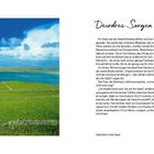 Links unten steht "DONEGAL". Rechts der Titel "Deirdres Sorgen". Die Seite zeigt grünes Land mit einem Turm am Meer.