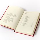 Linke Seite: Verlags- und Druckinformationen. Rechte Seite: Inhaltsverzeichnis mit Kapitelüberschriften und Seitenzahlen.