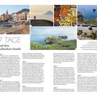7 TAGE auf den Äolischen Inseln. Texte beschreiben Reiseetappen mit Fotos der Inseln und Sehenswürdigkeiten.