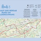 Route 5, Bergauf und Bergab rund um Balderschwang. Schwierigkeit: schwer. Streckenlänge: 46 km. Höhenmeter: 1300 Hm.