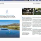 "VORWORT: SARDINIEN – INSEL DER STILLE. Es gibt Orte, die nicht lauter werden, wenn man..."  
Foto eines Bootes in einer ruhigen Bucht.