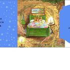 Wer schläft nun endlich tief im gemütlichen Hasenbau? Gute Nacht, Flopsi, Mopsi und Wuschelpuschel! Illustration.