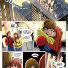 Eine Illustration mit Texten: "TOP OF NEW YORK", "Ist das zu glauben, MJ?", "Mich ... heiraten?", "Was los ist?" Zwei Menschen umarmen sich.