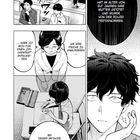 Anna hat im Alter von elf Jahren ihre Mutter getötet. Manga-Illustration, mit Personen in einem Klassenzimmer und einem Test.