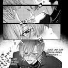 Text: "Doch jetzt...", "... nimm mir dieses Gefühl...", "... ganz und gar verschlungen zu werden...", "... die Luft zum Atmen." Zwei Personen in emotionalem Manga-Stil gezeichnet.