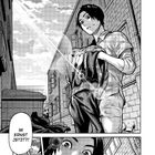 "IM ERNST JETZT?!" steht in einem Dialogfeld. Junge Person mit kurzen Haaren wirkt überrascht in einer Gasse.