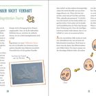 **Gegegessen, aber nicht verdaut - Die Endosymbionten-Theorie.**

Illustrierte Einzeller und Diagramme mit Texten zur Symbiose.