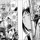 Comic: Ein blutiger Kampf, deutliche Emotionen. Figuren mit dramatischen Ausdrücken, Action und Spannung.