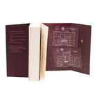 Ein aufgeschlagenes Buch zeigt links drei Regeln für Maia und eine Empfehlung, rechts zwei Grundrisszeichnungen.