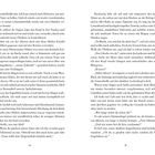 Seitenzahlen: 14 und 15. Ein Text aus einem Buch beschreibt eine Erfahrung auf See, inkludiert eine Begegnung und emotionale Reaktion.