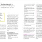**Das Käufer-/ Bauherrenprofil:** Erwartungen und Ansprüche an neues Heim. Abschnitte: Käufer/Bauherr, Nutzung, Raumprogramm.