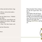 "2. DEZEMBER" über Texten zu Florians Suche nach einem Baumdieb. Ein Notizzettel zeigt "0% 100% 66% 33%" mit einem Fragezeichen-Symbol.