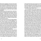 Seitenzahlen unten: "14" links, "15" rechts. Text auf Deutsch, fortlaufende Prosa mit Dialogen, ländliche Szene, harte Zeiten.