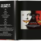 Links: Filmdetails zu "The Silence of the Lambs", Thriller. Rechts: Filmplakat, Gesichter und eine Motte.