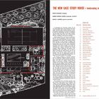 "The New Case Study House - landscaping and outdoor living." Links ein architektonischer Grundriss, rechts Text und Pflanzenliste.