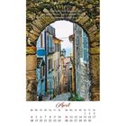 "genießen", Mai-Kalender. „Das Leben besteht aus vielen kostbaren Momenten. Wer sie sieht und sie genießen kann, ist reich.“