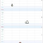 Kalenderblatt für den Monat April. Enthält Illustrationen von Tieren und Natur. Unten rechts die Monatszahl 04.