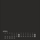 Kalender für April. Wochentage: Mo-So. Markiert: So 4, So 11, So 18, So 25.