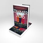 Buchtitel: "ZIMMER 706", Autorin: "ELLIE LEVENSON", Verlag: "Lübbe". Cover zeigt ein Fenster mit Vorhängen.
