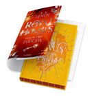 "Royal Houses: Haus der Flüche" von K.A. Linde. Ein Buch mit rotem Einband und Schlüsselmuster.