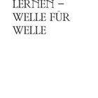 SURFEN LERNEN – WELLE FÜR WELLE. Schwarzer Text auf weißem Hintergrund, schlichtes Design.