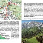 Wanderkarte mit Routen und Orten: Losenheim, Salamanderlift, Edelweißhütte. Bergpanorama mit grüner Wiese und Häusern.