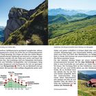 Glücksmoment beim Anstieg zum Hohen Ifen. Gipfelmeer des Bregenzerwaldes beim Abstieg vom Ifengipfel. Diagramm: Wanderstrecke.
