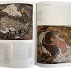 Links: „101, Fig. 28“, rechts: „102, Fig. 29“. Zwei expressive Malereien in einem Buch, eine Szene zeigt umarmende Figuren.