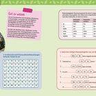 "La famille", Infos über französische Familienbegriffe. Oben links Bild einer älteren Paar mit Kind draußen im Herbst.