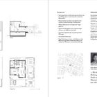 Kurzporträt und Gebäudedaten eines modernen Umbaus. Darstellung von Grundrissen. Porträt von zwei Architekten.