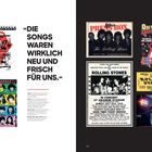 »DIE SONGS WAREN WIRKLICH NEU UND FRISCH FÜR UNS.«  
Collage von Rolling-Stones-Postern, Tickets und einem Konzertfoto.