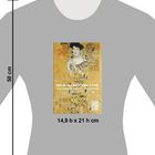 Text: „NEUE GALERIE NEW YORK THE MUSEUM AND ITS COLLECTION“. Illustration eines Gemäldes auf einem grauen T-Shirt.