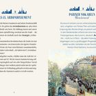 "Das 13. Arrondissement" und "Pariser Vokabeln Boulevard" sind die Titel. Unten ist eine Impressionismus-Gemälde von einer belebten Straße.