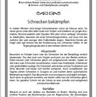 Texte: 
- "Wenn der Nordwind im Februar nicht will, so kommt er sicher im April."
- "Gartentipps"
- "Schnecken bekämpfen"
- "Tipp des Monats:"