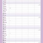 Kalender für April 2027, dekorativ mit Fischen und Mustern verziert. Feiertage wie Ostern sind eingetragen.