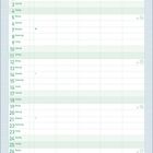 Kalender für April 2027, Slogan: "Lass liebe Gedanken sprießen", mit Gießkanne und Blumen verziert.