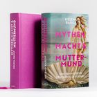 "Mythen Macht & Muttermund" von Helena Barop; Illustration von Botticellis Venus. Buch mit pinkem Einband.