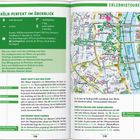 „Köln perfekt im Überblick“, „Erlebnistouren“, Karte mit farbigen Routen und Zielen in Köln.