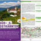 SÜD- & OSTKÄRNTEN: Sanfte Berge und warme Badeseen. Erlebnisrouten, Vogelbeobachtungstipp, Karte Südösterreich.