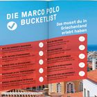 Die Marco Polo Bucketlist: Erlebnisse in Griechenland wie Seestraße, Sternekino, Heilschlamm und Strand.
