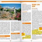 **Links (Seite 74):**

- In Stari Bar spazierst du mal eben fast 1000 Jahre zurück in die Vergangenheit.

**Rechts (Seite 75):**

- Rund um Bar
- Knjaževa Bašta
- Restoran Mornar
- Shoppen
- Insider-Tipp: Wenn schon sündigen, dann hier!
- Stari Bar
- Staro Barska Čarsija