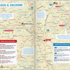 Karte von Cher & Sologne. Hervorhebungen: Bourges, Sancerre, Briare, Zooparc de Beauval. Marco Polo Tipps und Bucketlist.