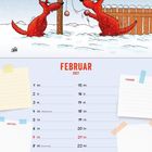 Zwei rote Füchse im Schnee. Einer fragt: "Und? Wie sind die Meisenknödel?" Der andere sagt: "Schmeckt gar nicht nach Meise..."