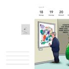 Woche 3, Januar: „Könnte von meinem Mann sein - der kann auch nicht malen...“ Zwei Personen betrachten abstrakte Kunst.