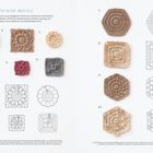 EINFACHE MOTIVE. Verschiedene Häkelmuster mit nummerierten Garnproben und dazugehörigen Häkeldiagrammen.