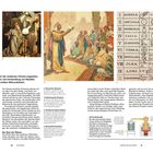 "Uran", "Rekordbrecher", "HOHE DICHTE", "Elektronenkonfiguration", "Ordnungszahl 92". Großer Uranerzblock, Atommodell.